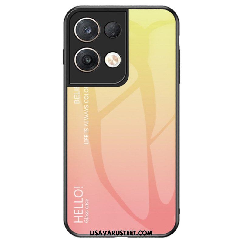 Kuori Oppo Reno 8 Pro Karkaistu Lasi Hello