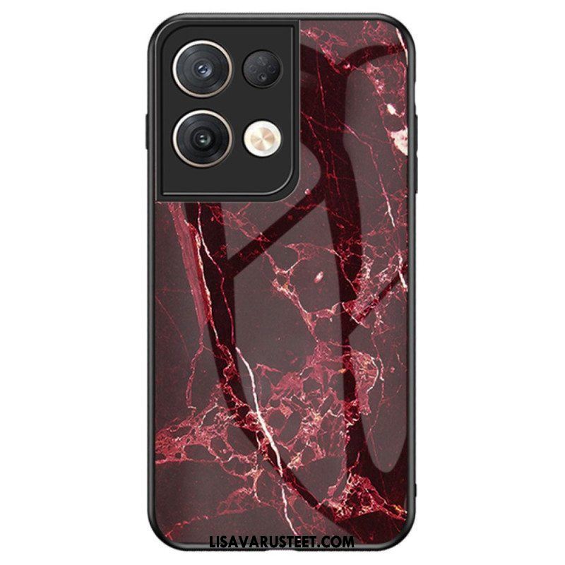 Kuori Oppo Reno 8 Pro Marmori Karkaistu Lasi