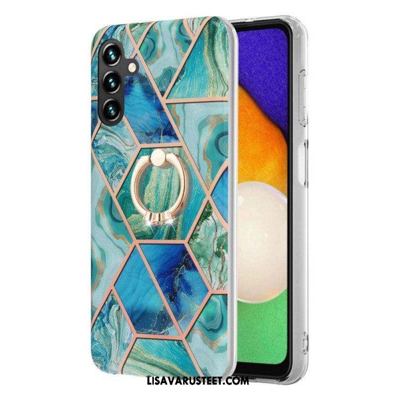 Kuori Samsung Galaxy A13 5G / A04s Geometrinen Marmori Rengastuella