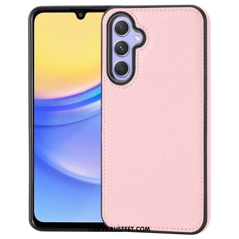 Kuori Samsung Galaxy A15 5g Litsi Keinonahkaa Suojakuori