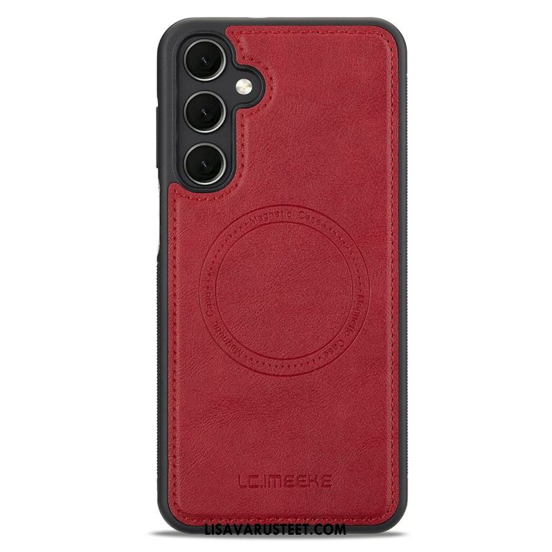 Kuori Samsung Galaxy A17 4g / 5g Magneettinen Mokkanahkakuvioinen Suojakuori