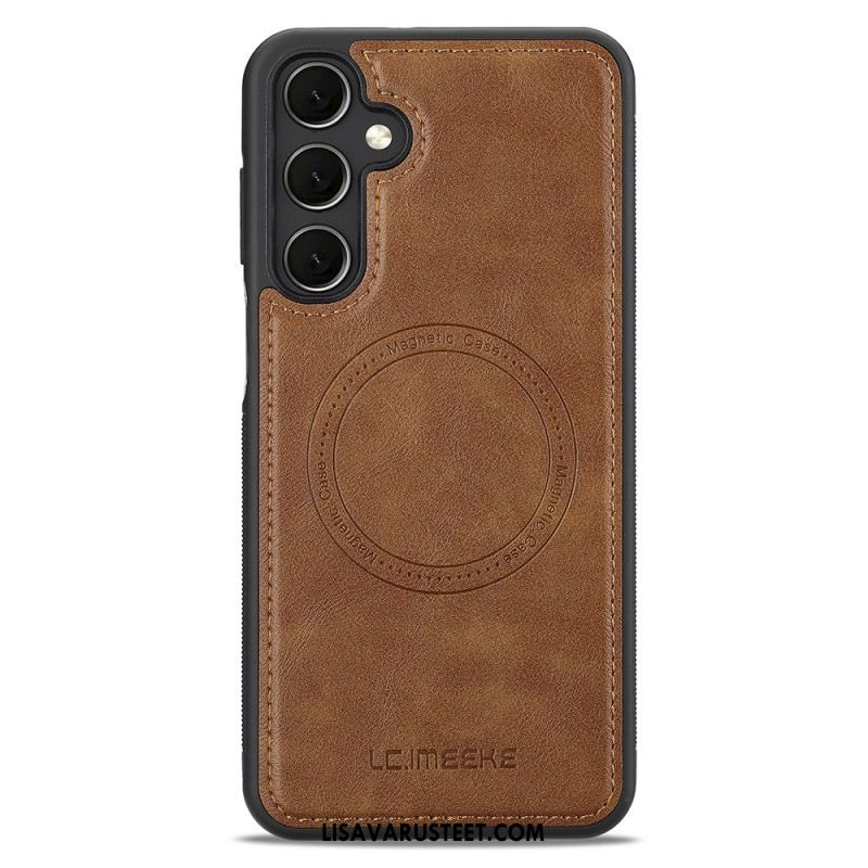 Kuori Samsung Galaxy A17 4g / 5g Magneettinen Mokkanahkakuvioinen Suojakuori