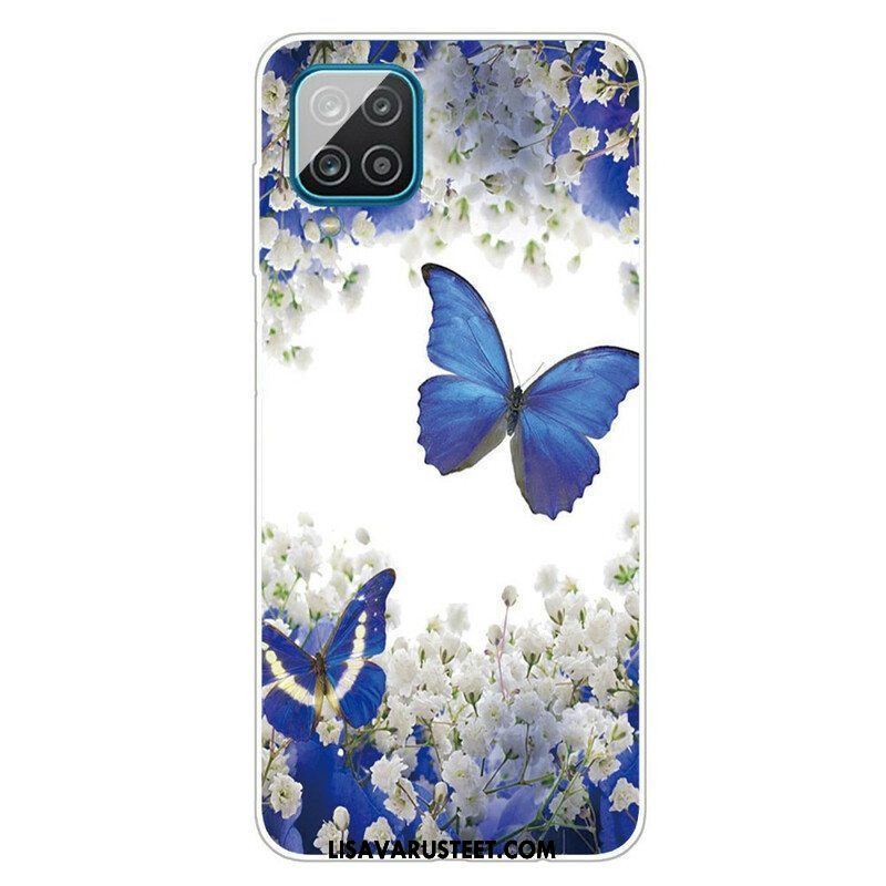Kuori Samsung Galaxy M12 / A12 Design-perhosia