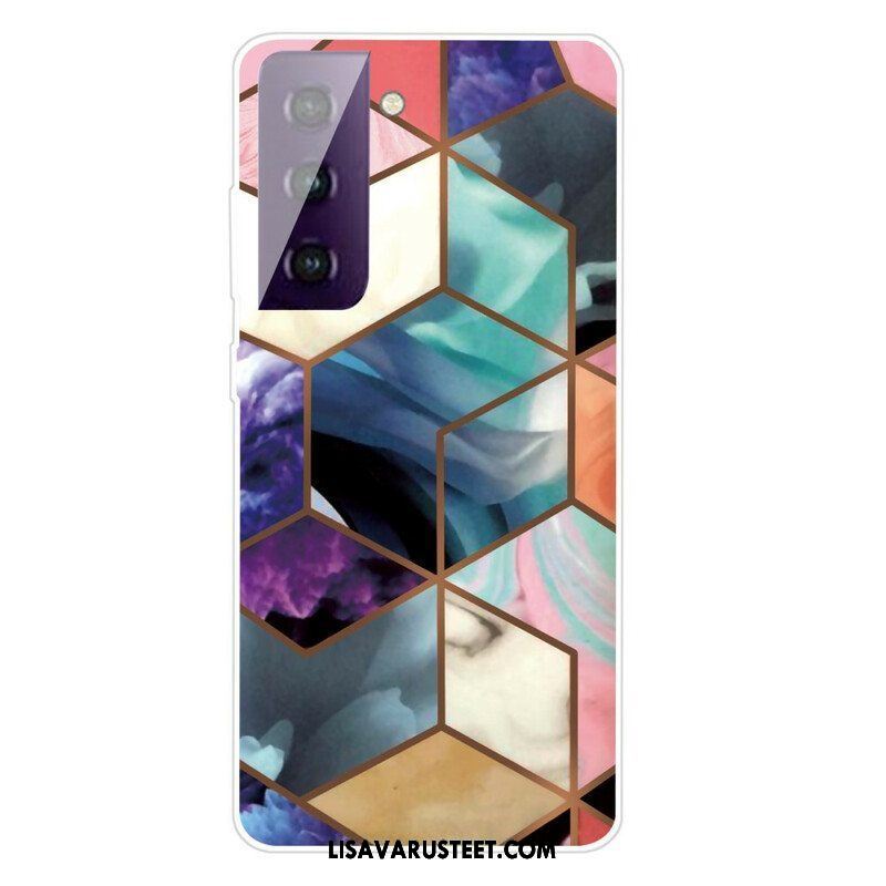 Kuori Samsung Galaxy S21 FE Decline Geometric Marble