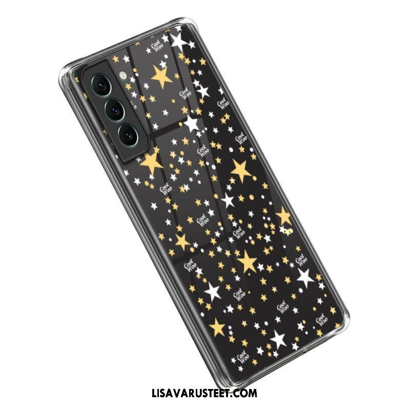 Kuori Samsung Galaxy S23 5G Läpinäkyvät Tähdet / Sydämet