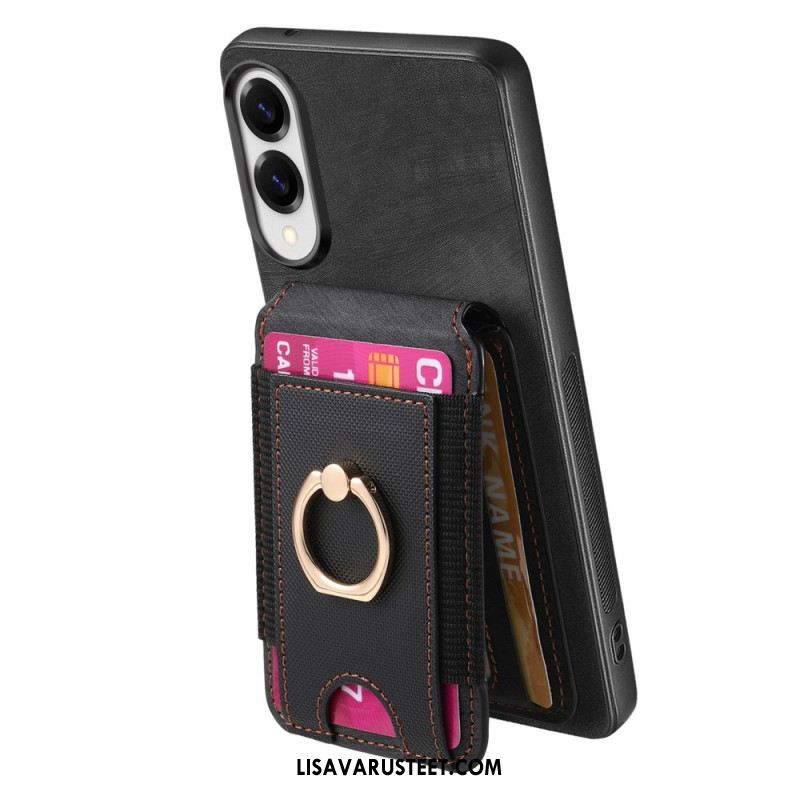 Kuori Samsung Galaxy S25 5g Edge Irrotettava Korttikotelo Ja Jalusta Suojakuori