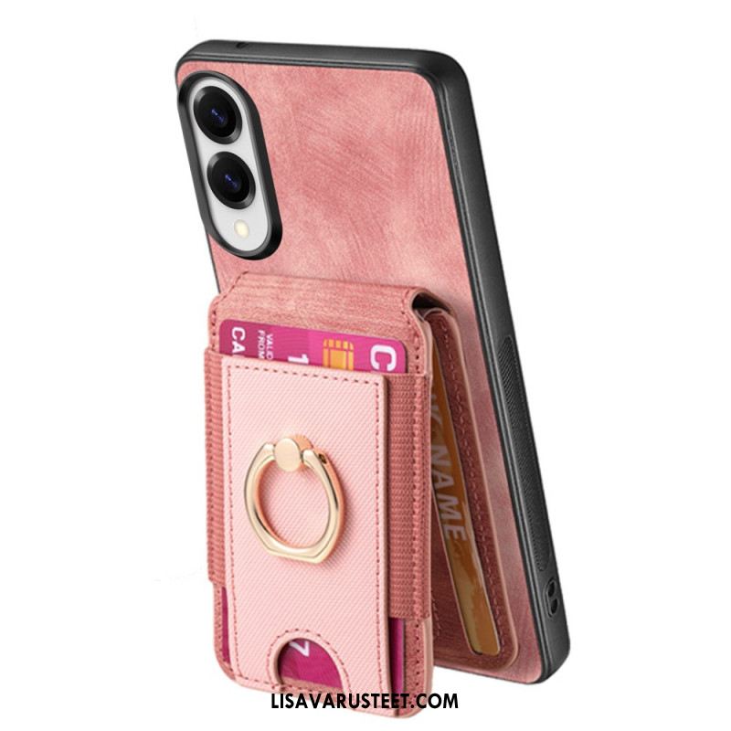 Kuori Samsung Galaxy S25 5g Edge Irrotettava Korttikotelo Ja Jalusta Suojakuori