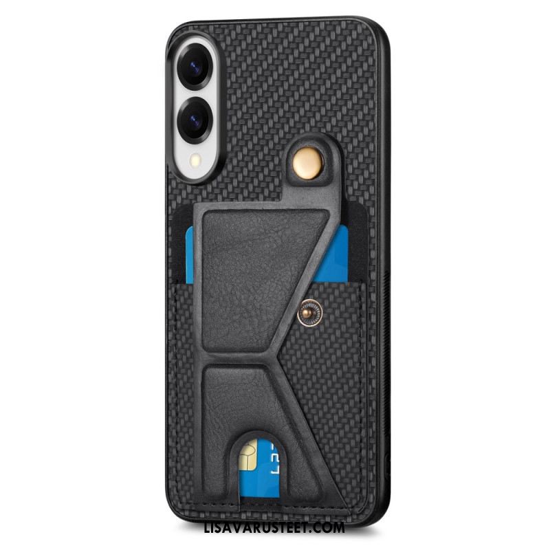 Kuori Samsung Galaxy S25 5g Edge K-jalusta Ja Korttikotelo Suojakuori