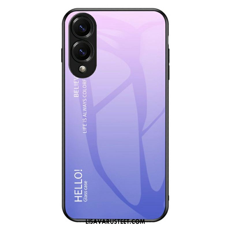 Kuori Samsung Galaxy S25 5g Edge Karkaistusta Lasista Valmistettu Hello