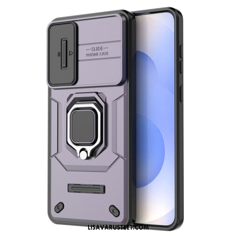 Kuori Samsung Galaxy S25 5g Edge Kestävä Sormus Linssinsuojalla