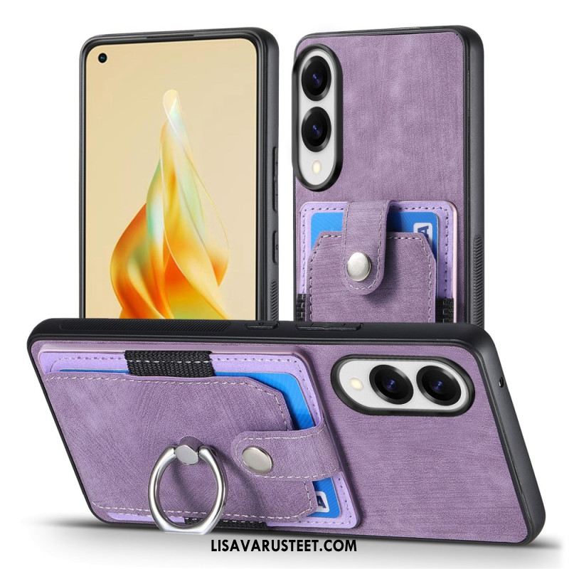 Kuori Samsung Galaxy S25 5g Edge Korttikotelo Ja Sormuskotelo