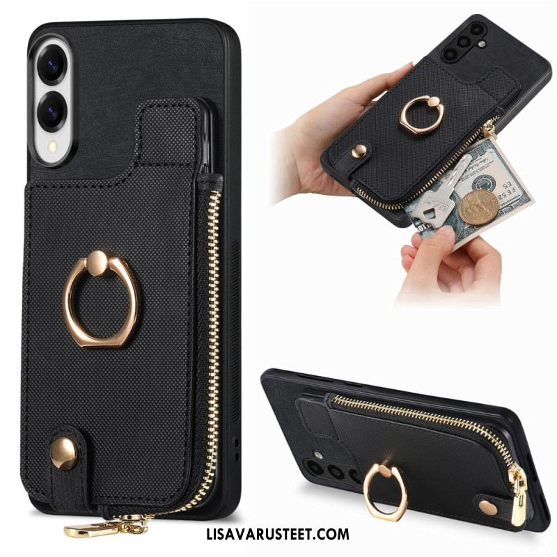 Kuori Samsung Galaxy S25 5g Edge Lompakko Ja Jalusta