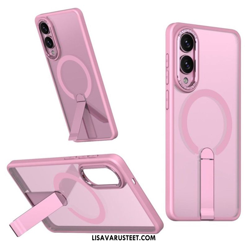 Kuori Samsung Galaxy S25 5g Edge Magsafe-yhteensopiva Integroidulla Jalustalla Suojakuori