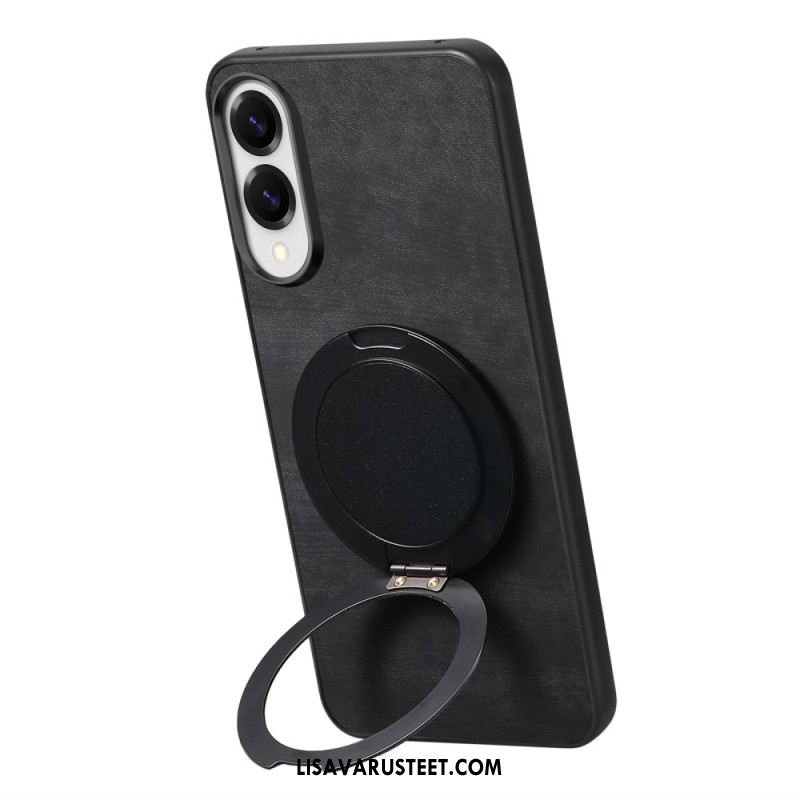 Kuori Samsung Galaxy S25 5g Edge Mokkanahkakuvio Kääntyvällä Jalustalla