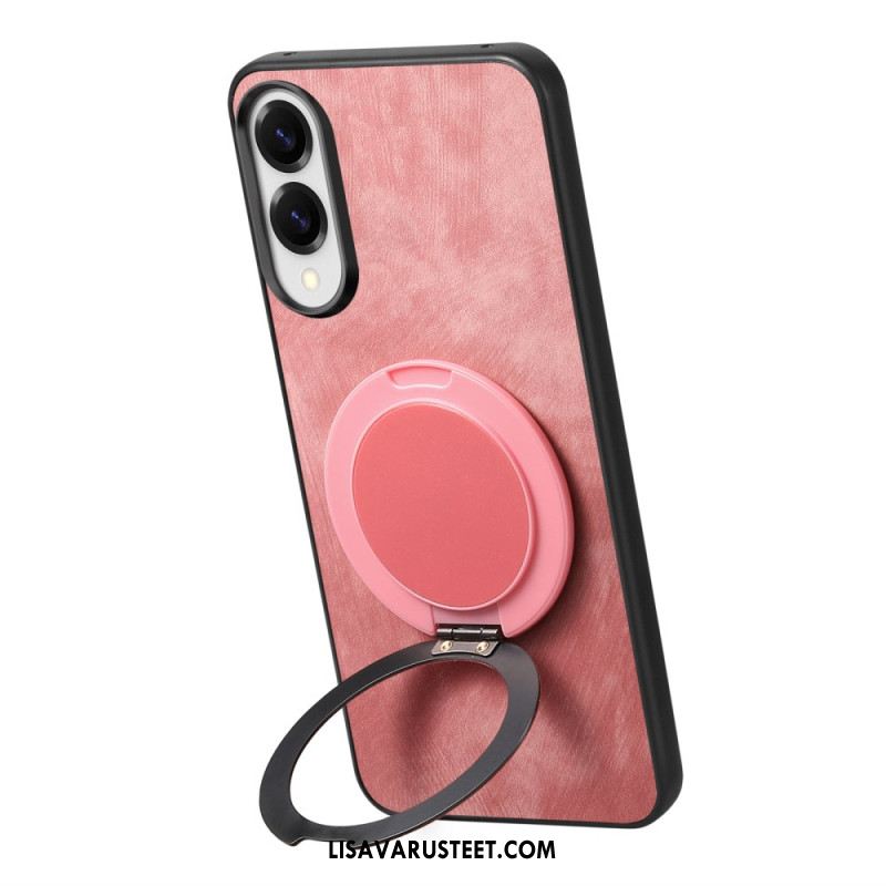 Kuori Samsung Galaxy S25 5g Edge Mokkanahkakuvio Kääntyvällä Jalustalla