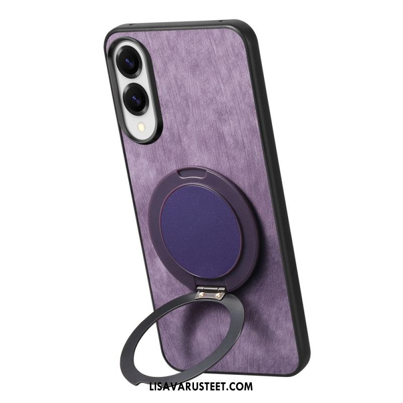 Kuori Samsung Galaxy S25 5g Edge Mokkanahkakuvio Kääntyvällä Jalustalla