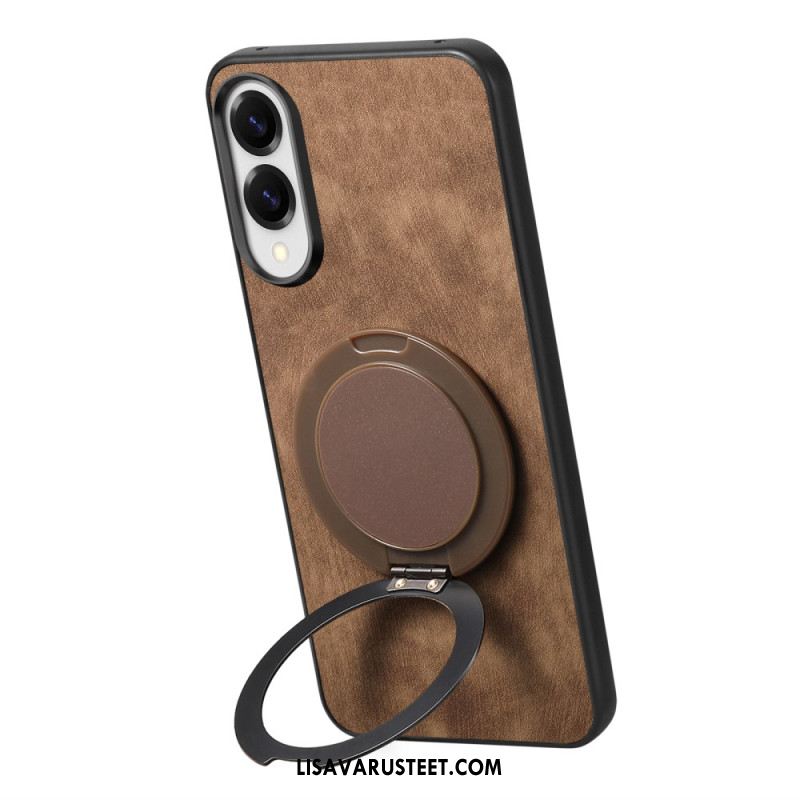 Kuori Samsung Galaxy S25 5g Edge Mokkanahkakuvio Kääntyvällä Jalustalla