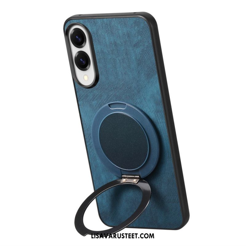 Kuori Samsung Galaxy S25 5g Edge Mokkanahkakuvio Kääntyvällä Jalustalla