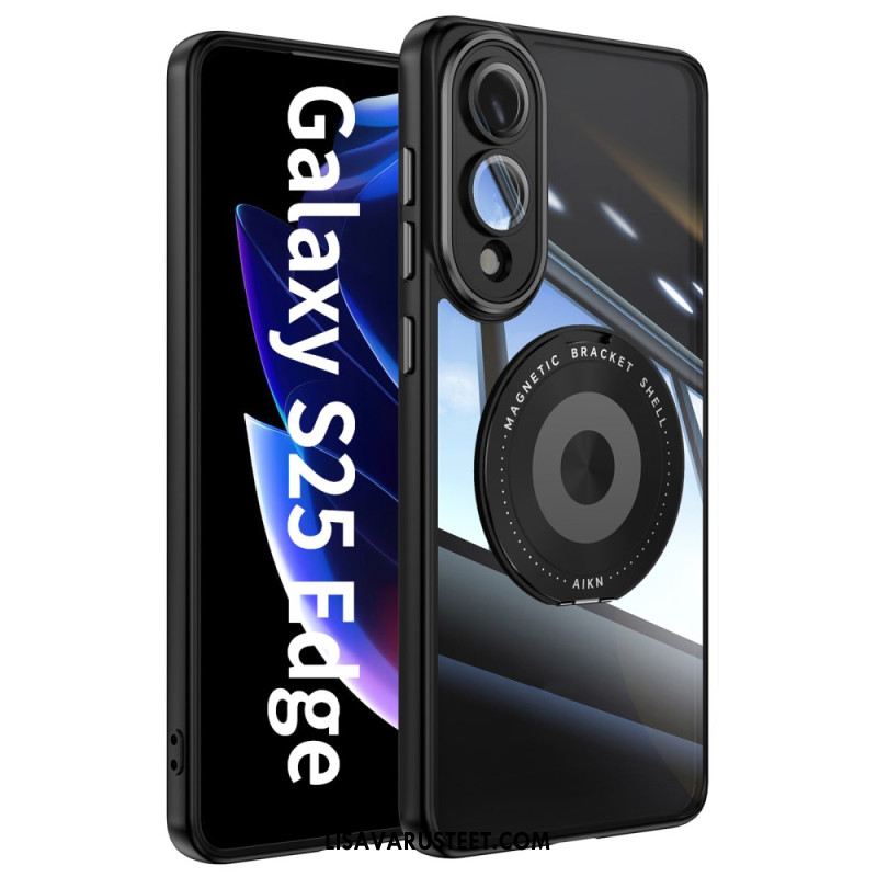 Kuori Samsung Galaxy S25 5g Edge Pyörivä Kiinnitys Ja Linssinsuojus