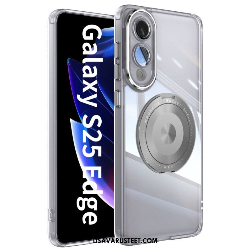 Kuori Samsung Galaxy S25 5g Edge Pyörivä Kiinnitys Ja Linssinsuojus