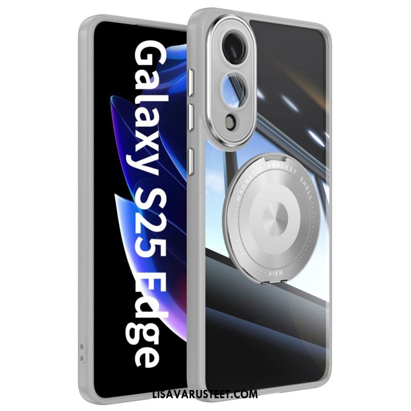 Kuori Samsung Galaxy S25 5g Edge Pyörivä Kiinnitys Ja Linssinsuojus