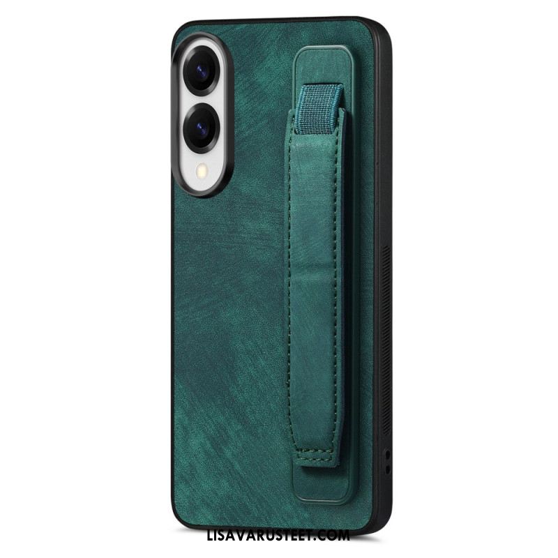 Kuori Samsung Galaxy S25 5g Edge Retrotyyli Ja Telinehihna