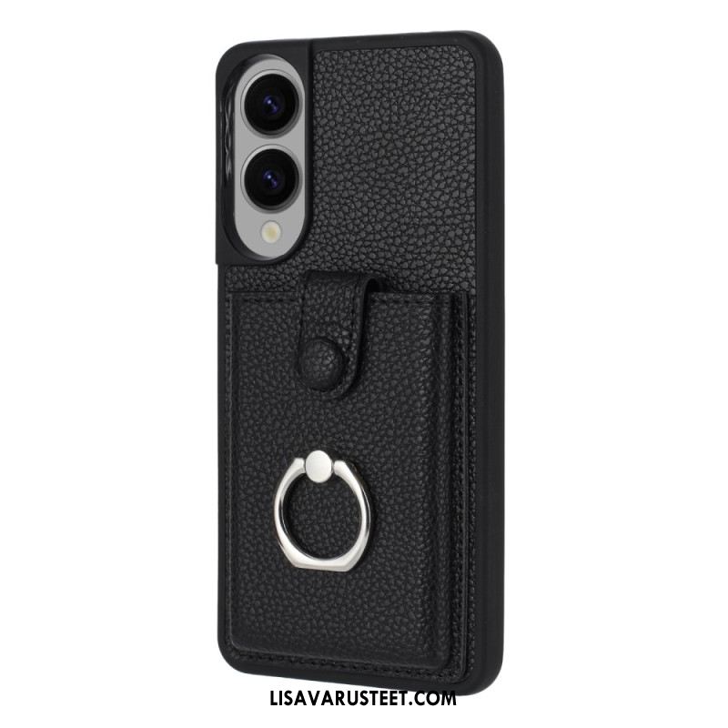 Kuori Samsung Galaxy S25 5g Edge Sormuskotelo Ja Korttikotelo