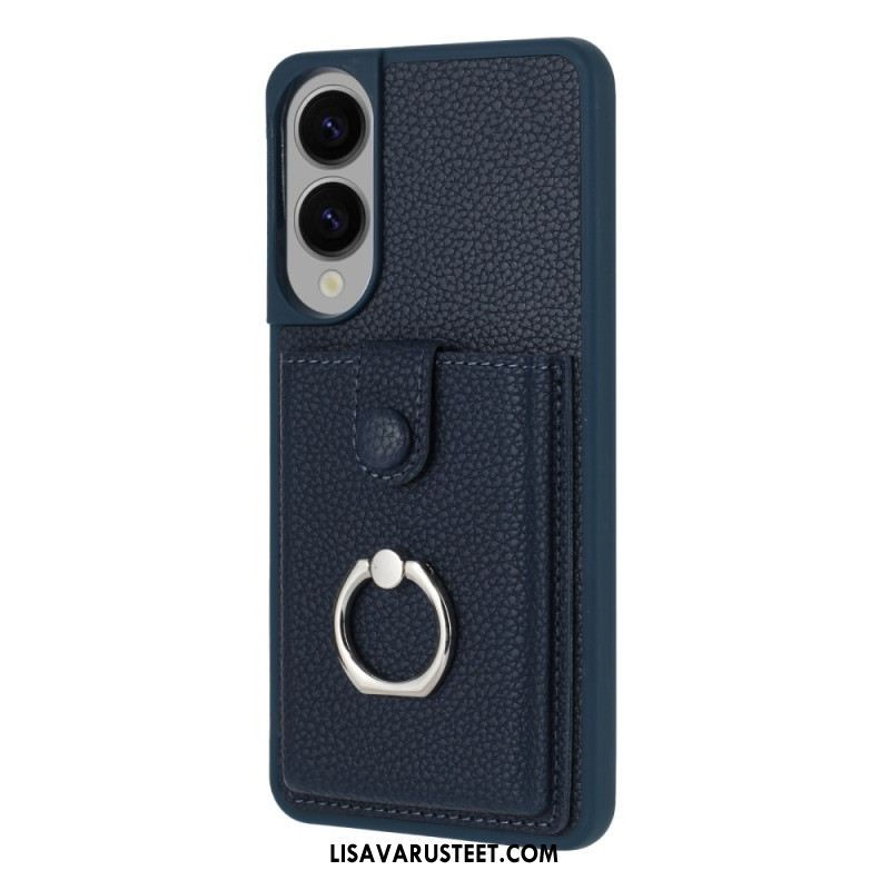 Kuori Samsung Galaxy S25 5g Edge Sormuskotelo Ja Korttikotelo