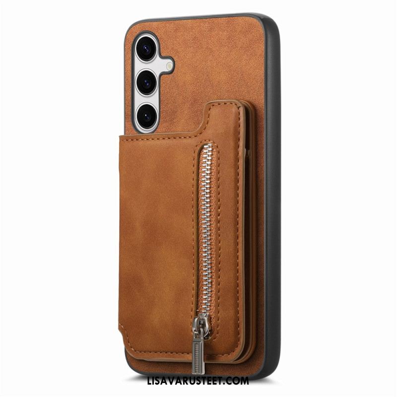 Kuori Samsung Galaxy S25 5g Irrotettavalla Magneettisella Korttikotelolla