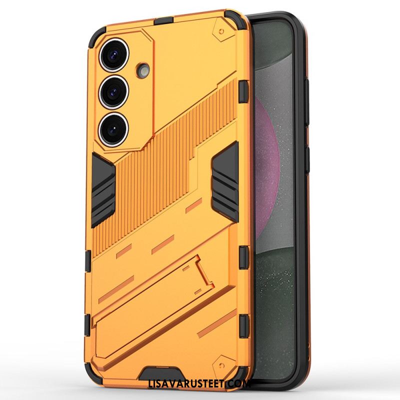 Kuori Samsung Galaxy S25 5g Kestävä Ja Sisäänrakennetulla Jalustalla