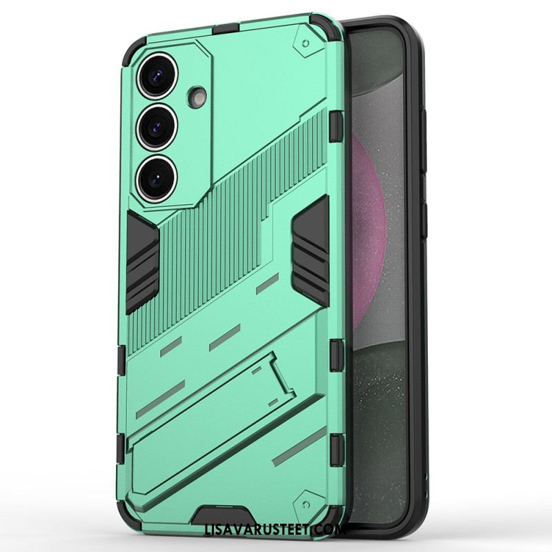 Kuori Samsung Galaxy S25 5g Kestävä Ja Sisäänrakennetulla Jalustalla