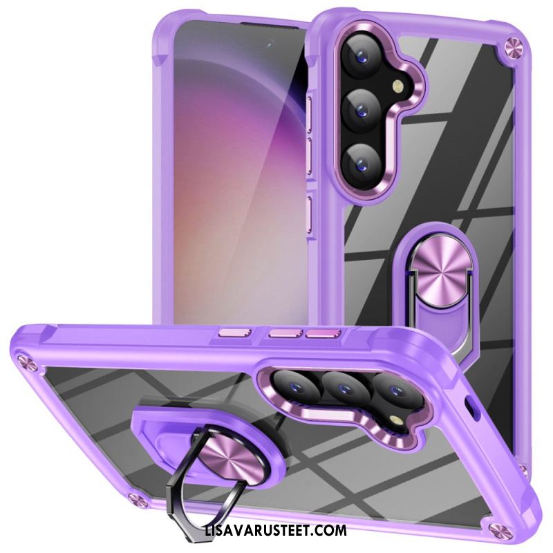 Kuori Samsung Galaxy S25 5g Kirkas Integroidulla Jalustalla