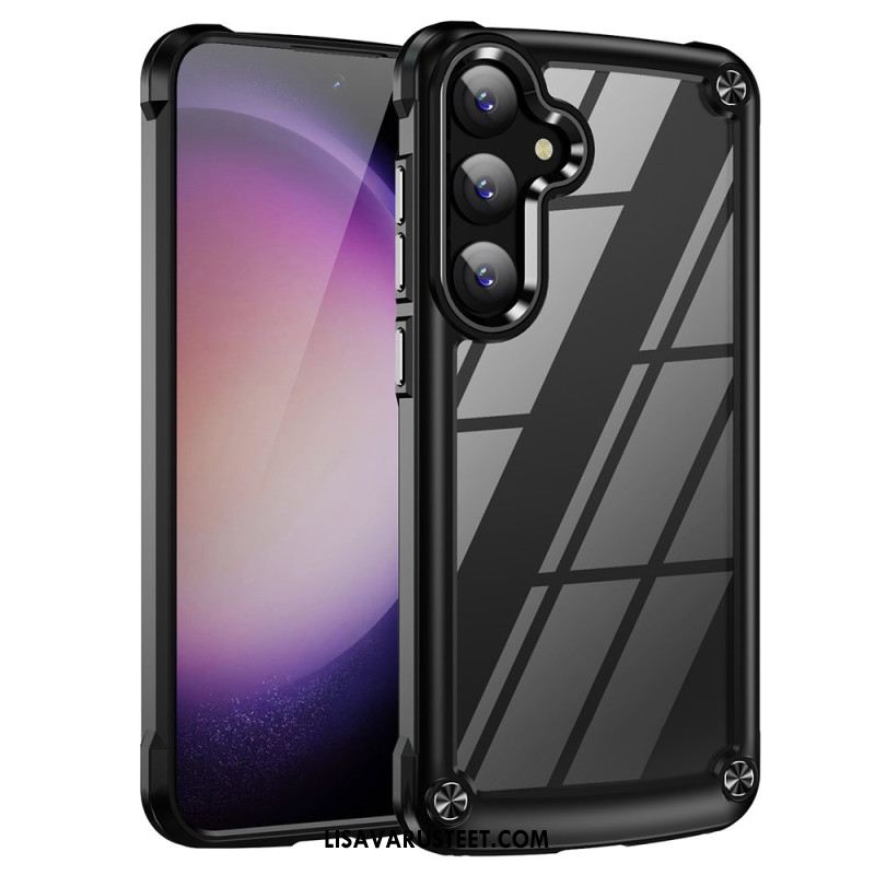 Kuori Samsung Galaxy S25 5g Kirkas Silikonireunoilla