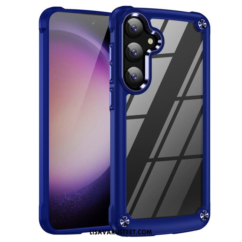 Kuori Samsung Galaxy S25 5g Kirkas Silikonireunoilla