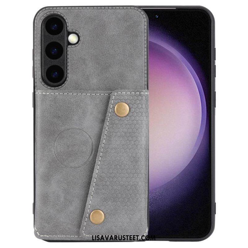 Kuori Samsung Galaxy S25 5g Korttikotelo Ja Jalusta