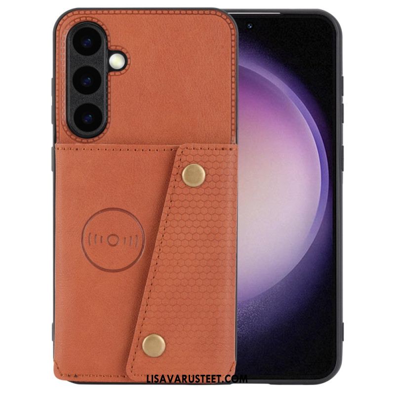 Kuori Samsung Galaxy S25 5g Korttikotelo Ja Jalusta