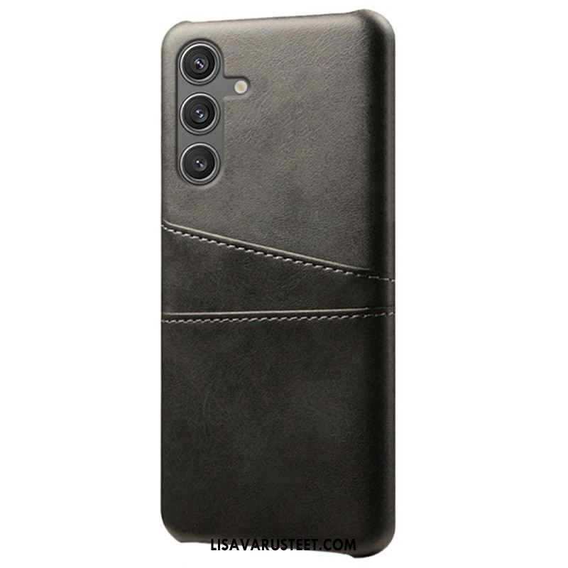 Kuori Samsung Galaxy S25 5g Nahkakuvioinen Korttikotelo