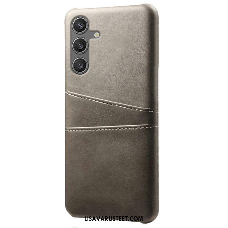 Kuori Samsung Galaxy S25 5g Nahkakuvioinen Korttikotelo