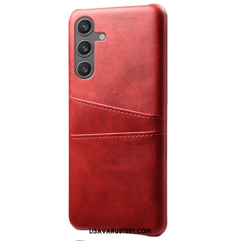 Kuori Samsung Galaxy S25 5g Nahkakuvioinen Korttikotelo