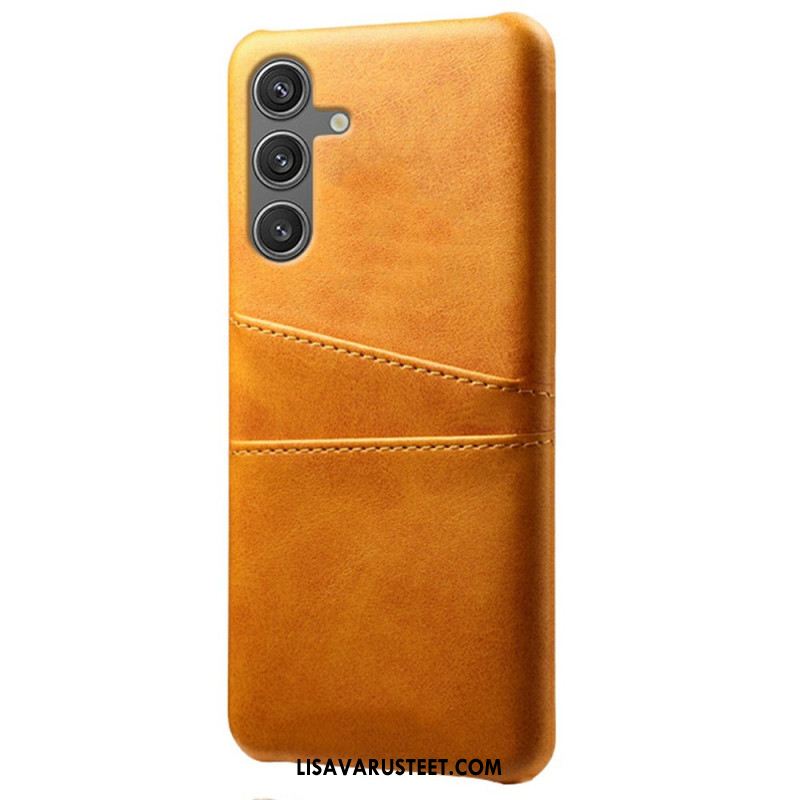 Kuori Samsung Galaxy S25 5g Nahkakuvioinen Korttikotelo