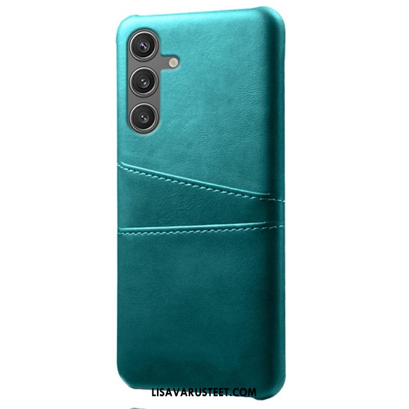 Kuori Samsung Galaxy S25 5g Nahkakuvioinen Korttikotelo