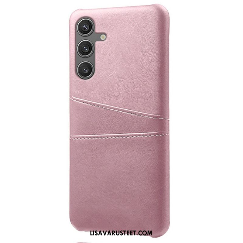 Kuori Samsung Galaxy S25 5g Nahkakuvioinen Korttikotelo