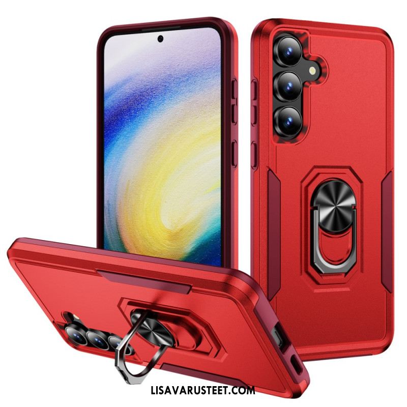 Kuori Samsung Galaxy S25 Fe Metalliefektinen Sormuspidike Suojakuori