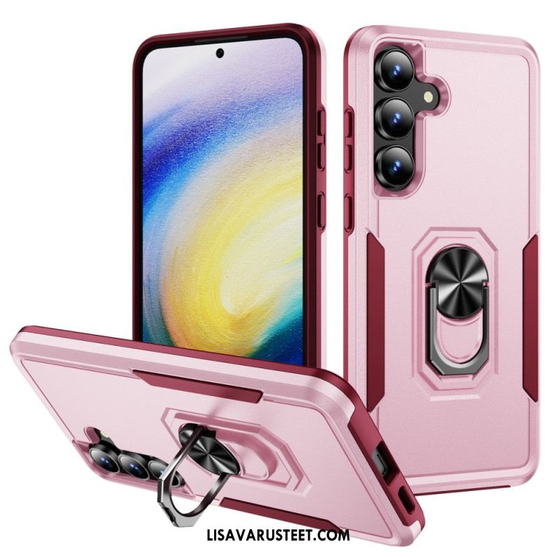 Kuori Samsung Galaxy S25 Fe Metalliefektinen Sormuspidike Suojakuori