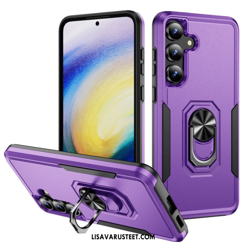 Kuori Samsung Galaxy S25 Fe Metalliefektinen Sormuspidike Suojakuori