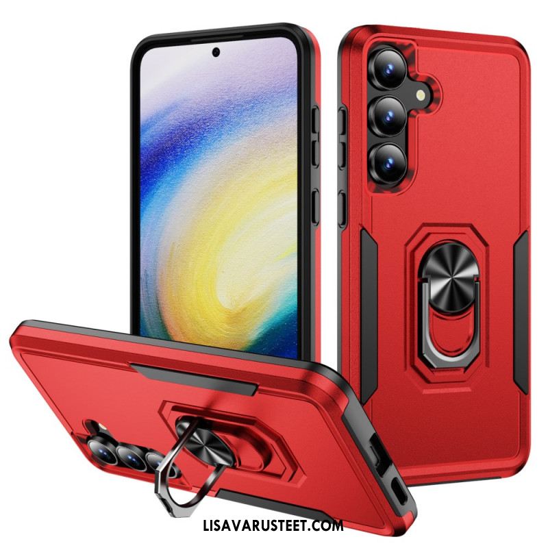 Kuori Samsung Galaxy S25 Fe Metalliefektinen Sormuspidike Suojakuori