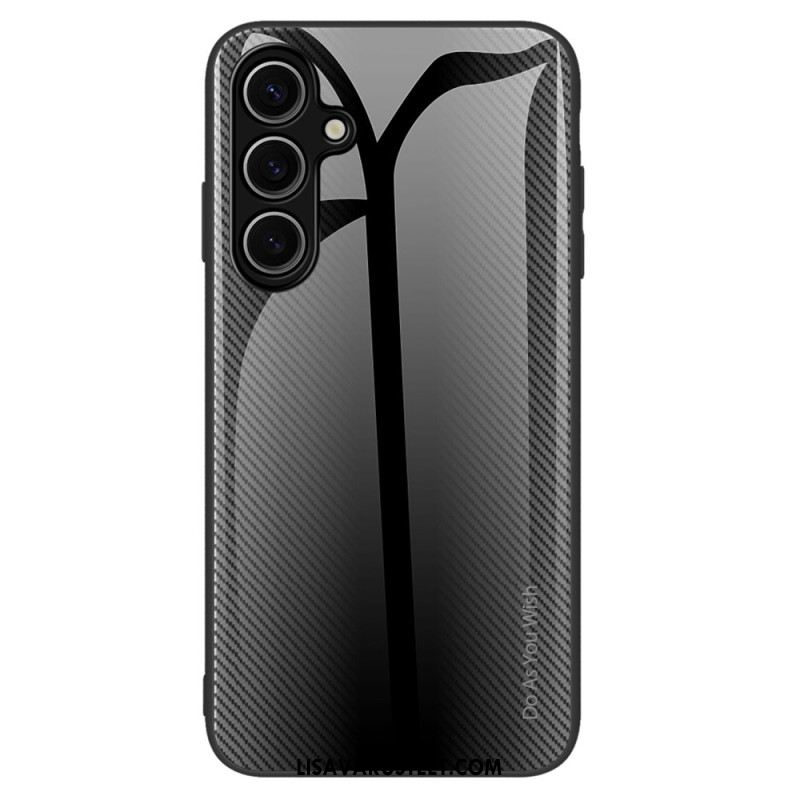 Kuori Samsung Galaxy S25 Plus 5g Karkaistua Lasia Hiilikuidulla