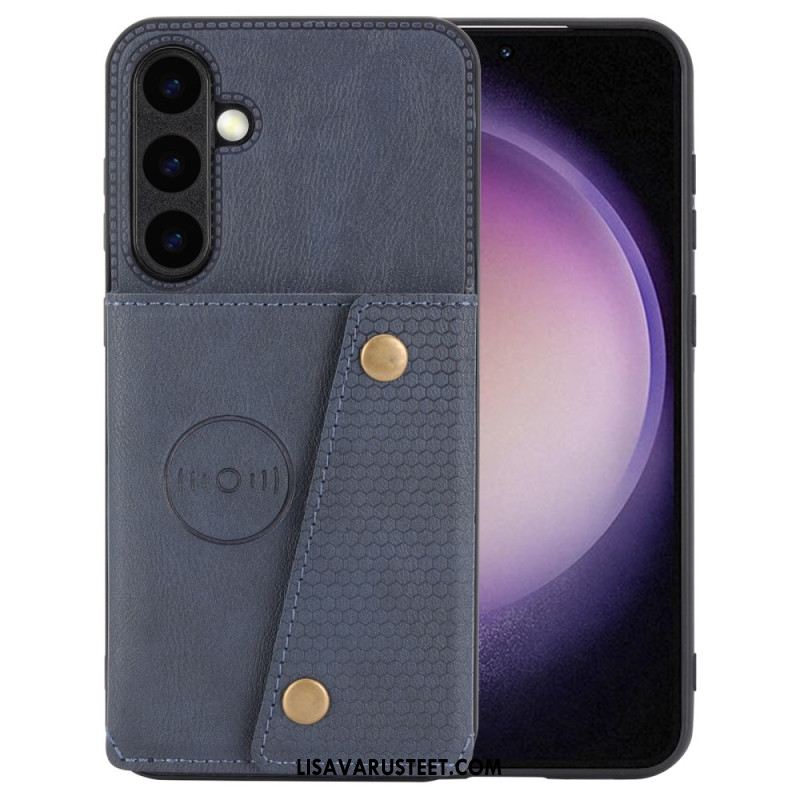 Kuori Samsung Galaxy S25 Plus 5g Keinonahkainen Korttikotelo Suojakuori