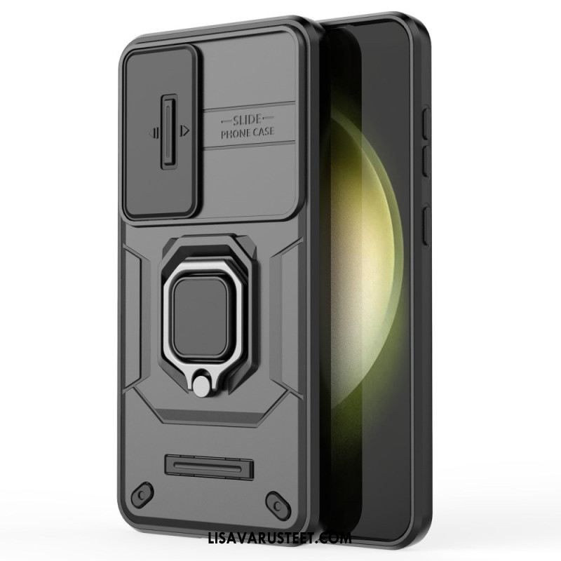 Kuori Samsung Galaxy S25 Plus 5g Kestävä Rengas Linssinsuojalla Suojakuori