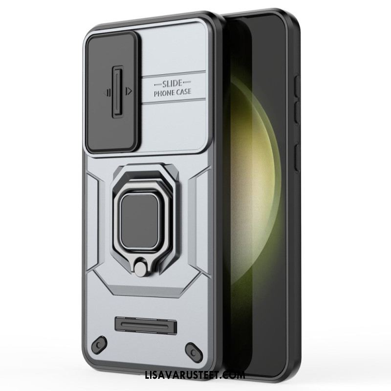 Kuori Samsung Galaxy S25 Plus 5g Kestävä Rengas Linssinsuojalla Suojakuori